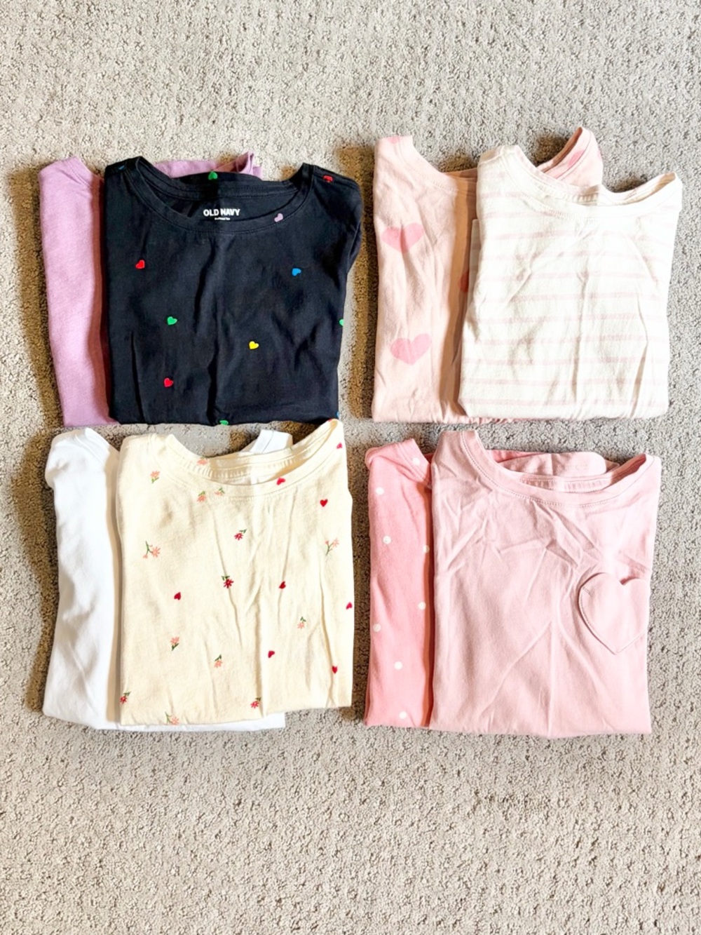 Old Navy Girls Softest Short Sleeve Tees Size S (6-7)
